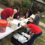 10 steps to set up a Holiday Food Serving Center or Feeding Site for the homeless or needy in your community. One of the best ways to connect with people is to feed their bellies and then you can feed their soul. This step by step guide includes a menu, grocery list, supply list, step by step instructions and diagram for setting up a feeding site with a group of neighbors or a local shelter. #homeless #feedingcenter #settingupfoodline #servingacrowd